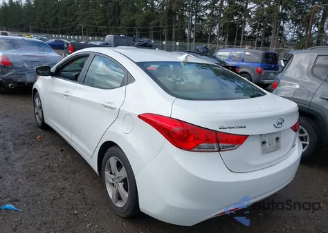 2011 Hyundai Elantra Limited from USA, damaged, VIN 5NPDH4AE0BH044582